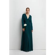 Long - Long Dresses Coast Long Sleeve Mesh Bridesmaids Dress