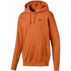 Puma Street Style Long Sleeve Pullover Orange Mens Hoodie 596002 17 Cotton