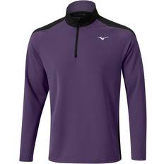 Clothing Mizuno Winter Breeze 1/4 Zip Lila Herren Grösse