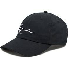 Hög komfort Accessoarer Karl Kani – Svart baseballkeps med signaturlogga-Svart/a One