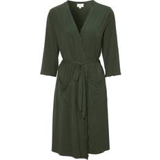 Bambu Morgonrockar & Badrockar Damella Viscose Plain Wave Robe CL1 Olive