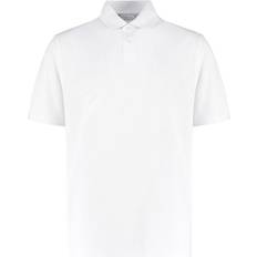 Mesh Polo Shirts Kustom Kit Cooltex Plus Pique Polo White