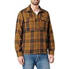 Only & Sons – Brunrutig overshirt flanell-Brun/a