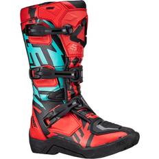 Blau Motorradstiefel LEATT Unisex Motorradstiefel, Rosso