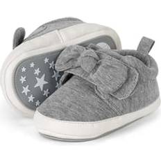 Silbrig Lauflernschuhe Sterntaler Baby-Schuh silber melange grau