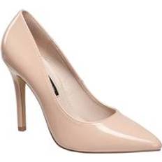 French Connection Women's Sierra Pumps Nude Patent Nude Patent