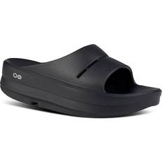 Oofos OOmega OOahh Slide Black Women's Shoes Black