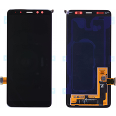 Mobiltelefoner Udskiftningsskærme Samsung Galaxy A8 2018 LCD-skærm Sort
