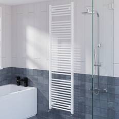 Heated Towel Rails WarmeHaus Straight Heated Rail White