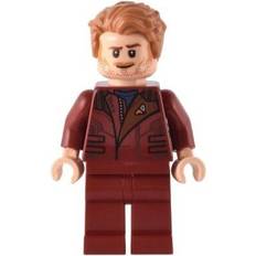 LEGO Marvel Guardians of the Galaxy Star-Lord Dark Red Minifigure from 76231