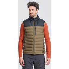 Feathers Vests FORCLAZ Decathlon Mountain Trekking Sleeveless Down Gilet Maroon