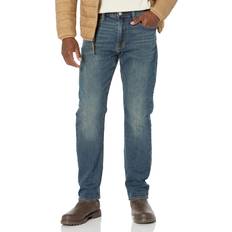 Athletic Fit Straight Leg Classic Denim Jeans - Dark Wash