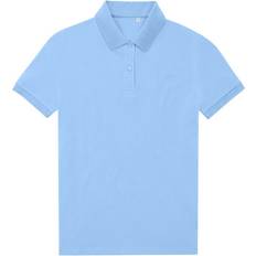 Clothing My Eco Polo Shirt Pale Blue