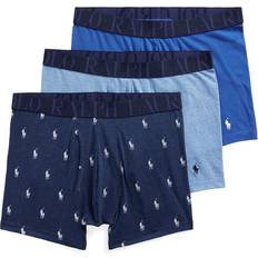 Polo Ralph Lauren Men's Underwear Polo Ralph Lauren Men's 3-Pack. Classic Stretch Trunks Royal Heather, Cruise Navy Royal Heather/Cruise Navy