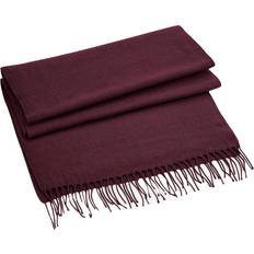 Men - Multicoloured Scarfs Beechfield Classic Woven Scarf Burgundy One