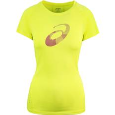 Clothing Asics Motion Dry Womens Yellow Top