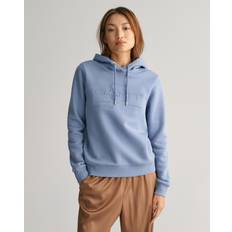 Gant Dam Tonal Archive Shield hoodie Blå