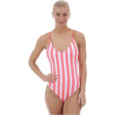 Hvite Badedrakter Svea Olga Swimsuit Pink/White, Female, Tøj, Badetøj, Svømning, Lyserød/Hvid