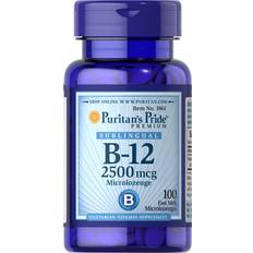 Puritan's Pride Vitamin B-12 2500 mcg Sublingual-100 Microlozenges