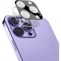 Imak Härdat Glas 0.2mm Linsskydd iPhone 15 Pro svart