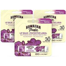 Hawaiian Tropic Lip Care Hawaiian Tropic Lip Balm Pack of 3 Sunscreen Lip Balm
