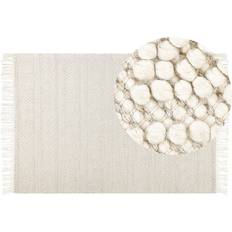Beliani Pertek Ullmatta 160 x 230 cm Beige Beige cm