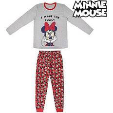 Gris - Hombre Pijamas Minnie Mouse Pyjamas Kvinna Grå Vuxna