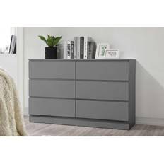 Chest of 6 drawer Birlea 6 Oslo Scandia Chest of Drawer