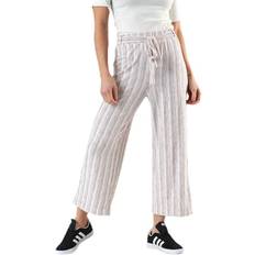 Pieces Woman Trousers Pieces Ara Mw Culotte Pants - White