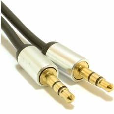 Cables Kenable Aluminium PRO Jack to Jack Stereo Lead GOLD 0.5m