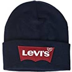 Levi's Blau Mützen Levi's Herren Oversized Batwing Beanie Strickmütze, Blau Navy 228633-11-17 Einheitsgröße