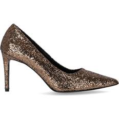 38 ½ - Brons Pumps Ncub Bit Bronze Glitter Pump