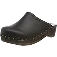 Berkemann Natur-Toeffler Clogs, Schwarz Schwarz 35.5