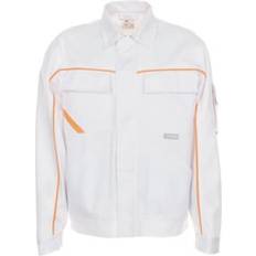 White Work Jackets Planam Bundjacke Highline reinweiß/reinweiß/gelb