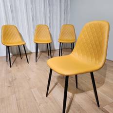 Yellow Chairs Kosy Koala Set Of 4 Soft Padded Seat Kitchen Chair