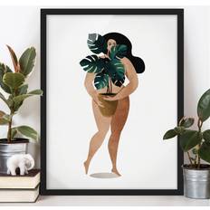 Framed Poster Miss Monstera