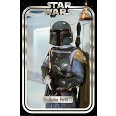 Pyramid Wars Pack Boba Fett Retro Packaging Poster