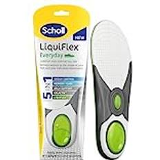 Liquiflex Every Day Insoles for Men, GelActiv Insoles with Memory Foam, Arch Support, and Odour Control Insoles Suitable for Walking/Hiking Boots 3.5-7.5, Pair