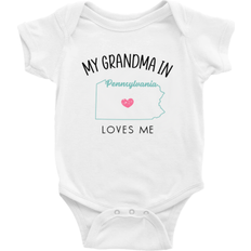 Boys - L Bodysuits Children's Clothing My Grandma In Pennsylvania Loves Me Baby Clothing For Boy Girl Bodysuits 18-24 Months