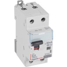 Legrand DX3 kombiafbryder HPFI RCBO B 25A 30mA 2P, 6/10kA, 2M, type A