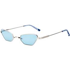 Carytown Sunglasses - Silver/Light Blue