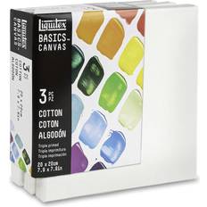 Toiles Liquitex Basics Cotton Canvas 20 x 20 cm Pack of 3