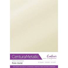 Crafter's Companion Centura Metallic A4 Card Pale Gold 10 sheets