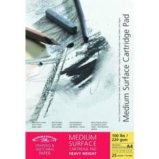 Sketch & Drawing Pads Winsor & Newton and Medium Surface Gummed Cartridge Pads A3 220 gsm