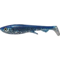 Shad 11 cm Silver Blue Glitter UV 4-Pack