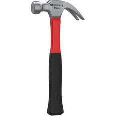 Stalwart 75-HT4074 Fiberglass Claw Grip Curved Rip, Red Carpenter Hammer