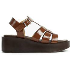 Bukela Sko Bukela Maya Naplak Sandaler Dark Cognac