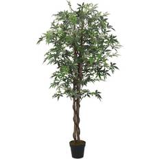 Plantes Artificielles vidaXL Rable Artificiel 756 Feuilles 200 cm Vert Plante Artificielle