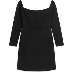 Arket Women Dresses Arket Off-Shoulder Mini Dress - Black