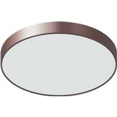 Brown Ceiling Flush Lights Italux Luminosa Modern Ceiling Flush Light